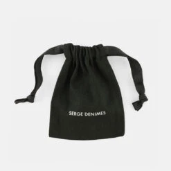 Gold Green Blush Necklace -SERGE DENIMES Shop Black Linen Pouch Product Shot 3 Grey 1 39061cb1 33e7 4035 8036 b117fae0aa17 39