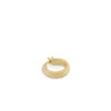 Gold Cable Hoop Earring -SERGE DENIMES Shop Gold Cable Hoop Earring White 1