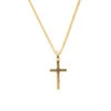 Gold Cross Necklace 2 Gold Cross Necklace -SERGE DENIMES Shop Gold Cross Necklace Product Shot