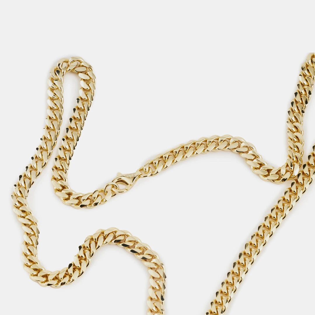 Gold 5mm Curb Chain 8 Gold 5mm Curb Chain - Image 6