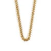 Gold 5mm Curb Chain 2 Gold 5mm Curb Chain -SERGE DENIMES Shop Gold Curb Necklace Product Shot White