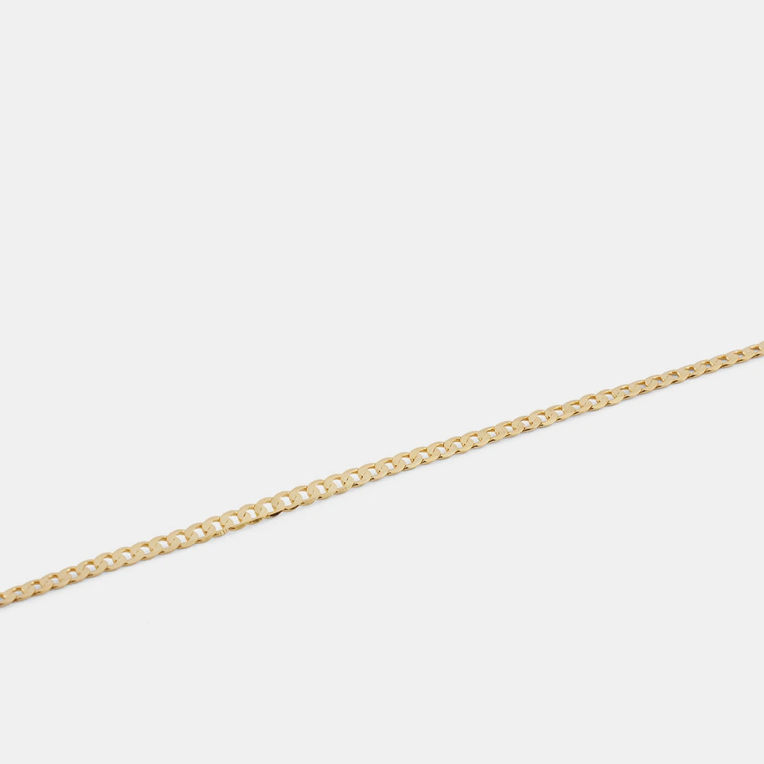 Gold Flat Cuban Chain 6 Gold Flat Cuban Chain - Image 4