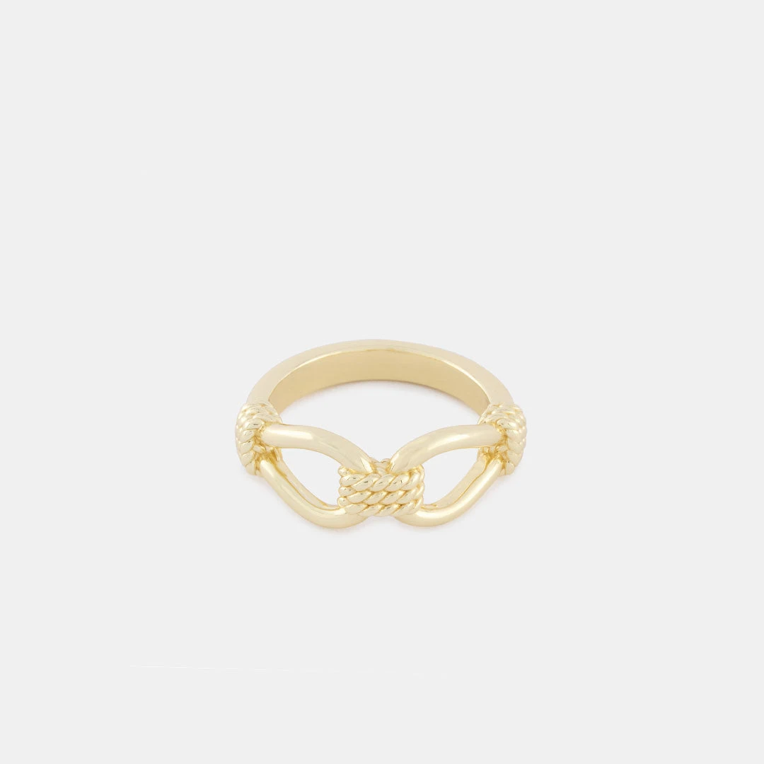 Gold Lasso Ring 5 Gold Lasso Ring - Image 3