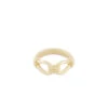 Gold Lasso Ring -SERGE DENIMES Shop Gold Lasso Ring Product Shot Tilt White