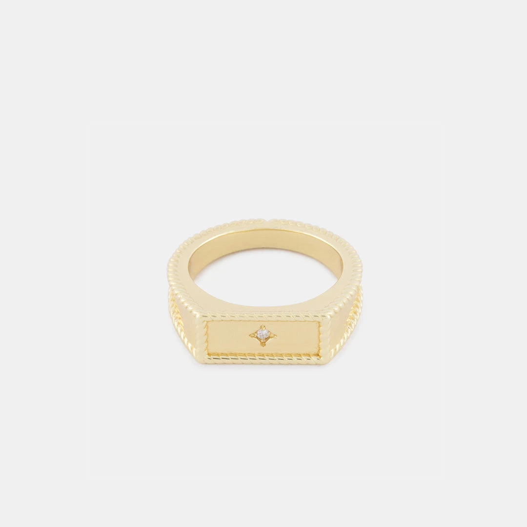 Gold Moonlight Ring 5 Gold Moonlight Ring - Image 3