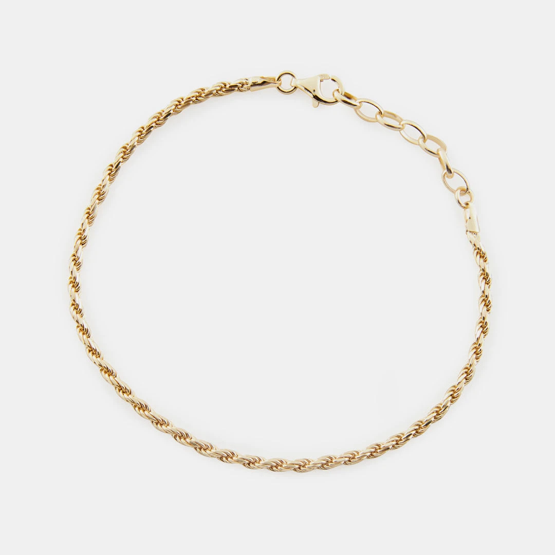 Gold Rope Bracelet 6 Gold Rope Bracelet - Image 4