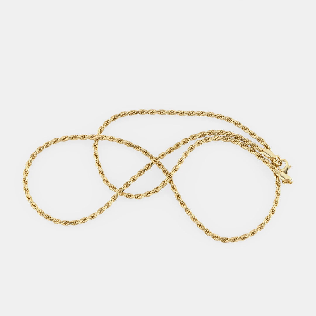 Gold Rope Neckace 8 Gold Rope Neckace - Image 6