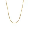 Gold Rope Neckace 1 Gold Rope Neckace -SERGE DENIMES Shop Gold Rope Necklace Product Shot White