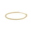 Gold 5mm Curb Bracelet 1 Gold 5mm Curb Bracelet -SERGE DENIMES Shop Gold Scale Bracelet White 1