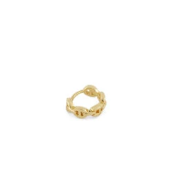Gold Wanted Hoop Earring