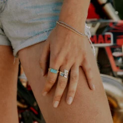 Gold Rope Bracelet 19 Gold Rope Bracelet -SERGE DENIMES Shop Lightning turquoise rope model shot c2107a01 149d 4833 8821 151e7ecf4004