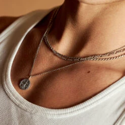 Silver Figaro Necklace -SERGE DENIMES Shop New Basics Necklaces 0cfd803f e70e 4903 9bfd 57b49274a16e