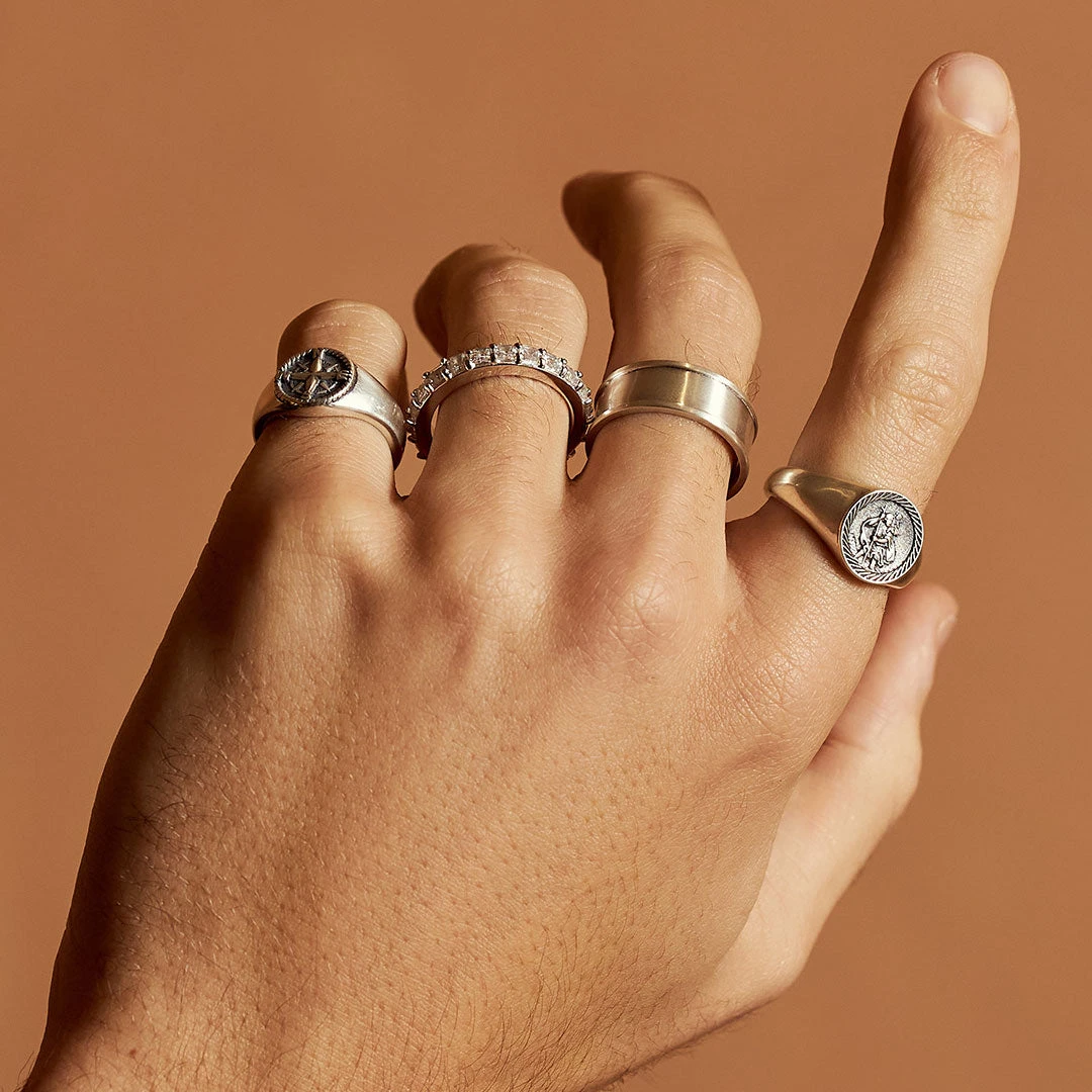 Silver St Christopher Ring 9 Silver St Christopher Ring - Image 7