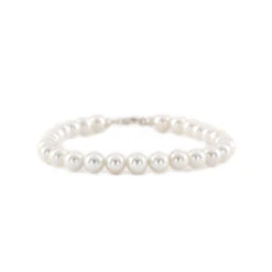 Silver Pearl Bracelet