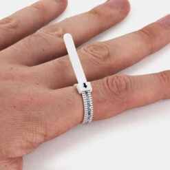 Ring Sizer 10 Ring Sizer -SERGE DENIMES Shop Ring Sizer Product Shot 3 Grey