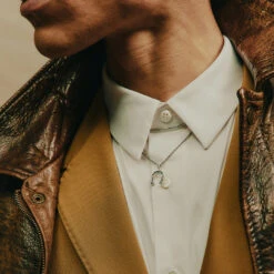 Silver Rounded Snake Chain -SERGE DENIMES Shop Rounded Snake Chain