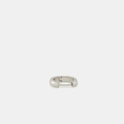 Silver Huggie Earring -SERGE DENIMES Shop SILVER HUGGIE GREY2