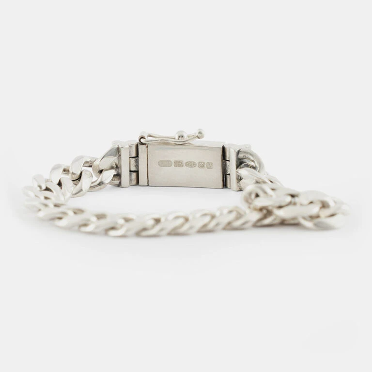 SERGE DENIMES Shop -SERGE DENIMES Shop Silver 10mm Curb Bracelet Grey 2 2b3bb84f 7be4 4e9a 977a 56a7db4b7dd3 768x768 1