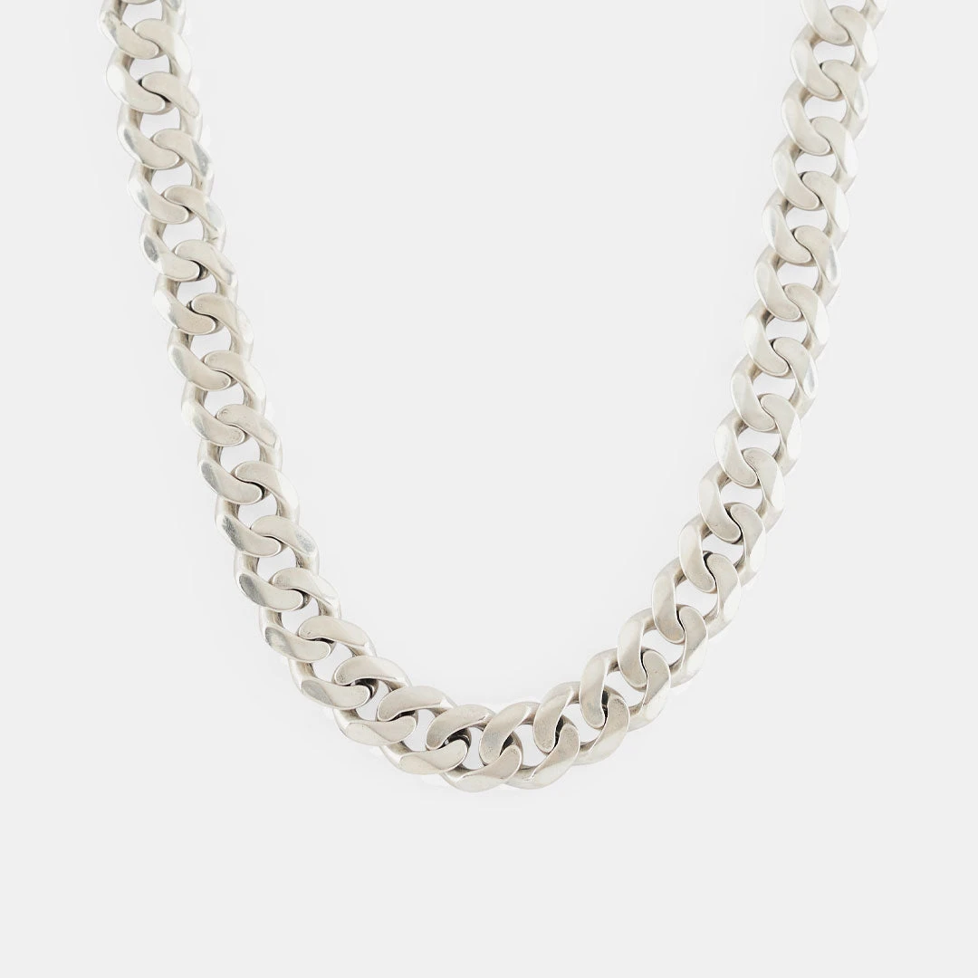 Silver 10mm Curb Chain 3 Silver 10mm Curb Chain