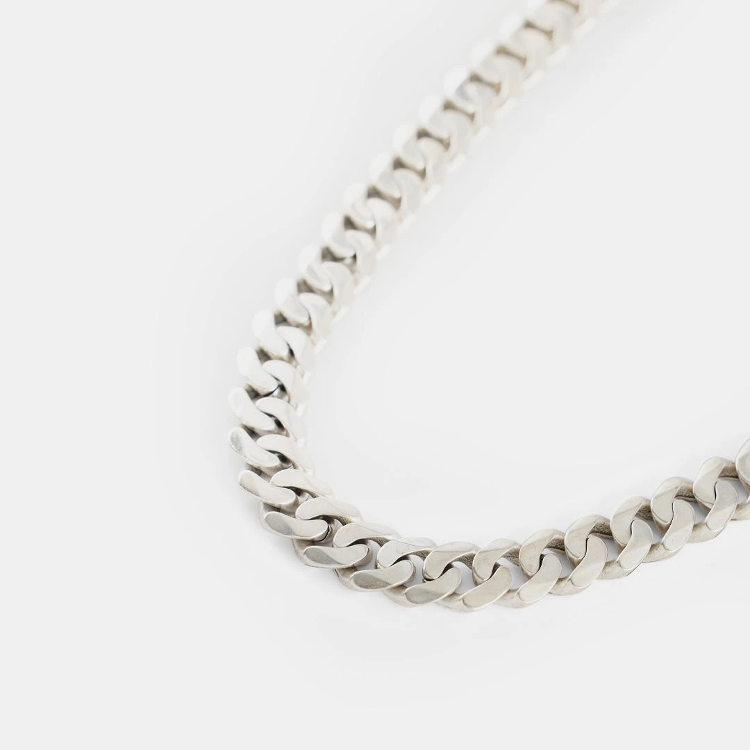 Silver 12mm Curb Chain 7 Silver 12mm Curb Chain - Image 6