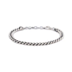 Silver 6mm Curb Bracelet