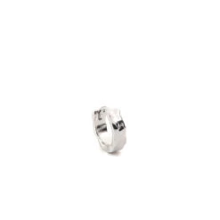 SERGE DENIMES Shop 40 SERGE DENIMES Shop -SERGE DENIMES Shop Silver Atttrition Earring White 2