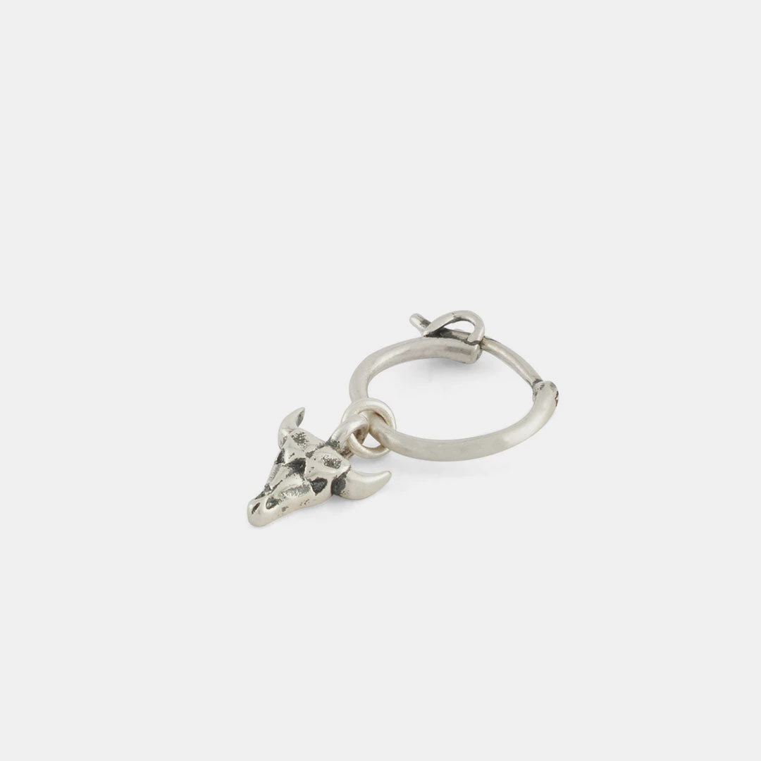 Silver Bull Earring 5 Silver Bull Earring - Image 3