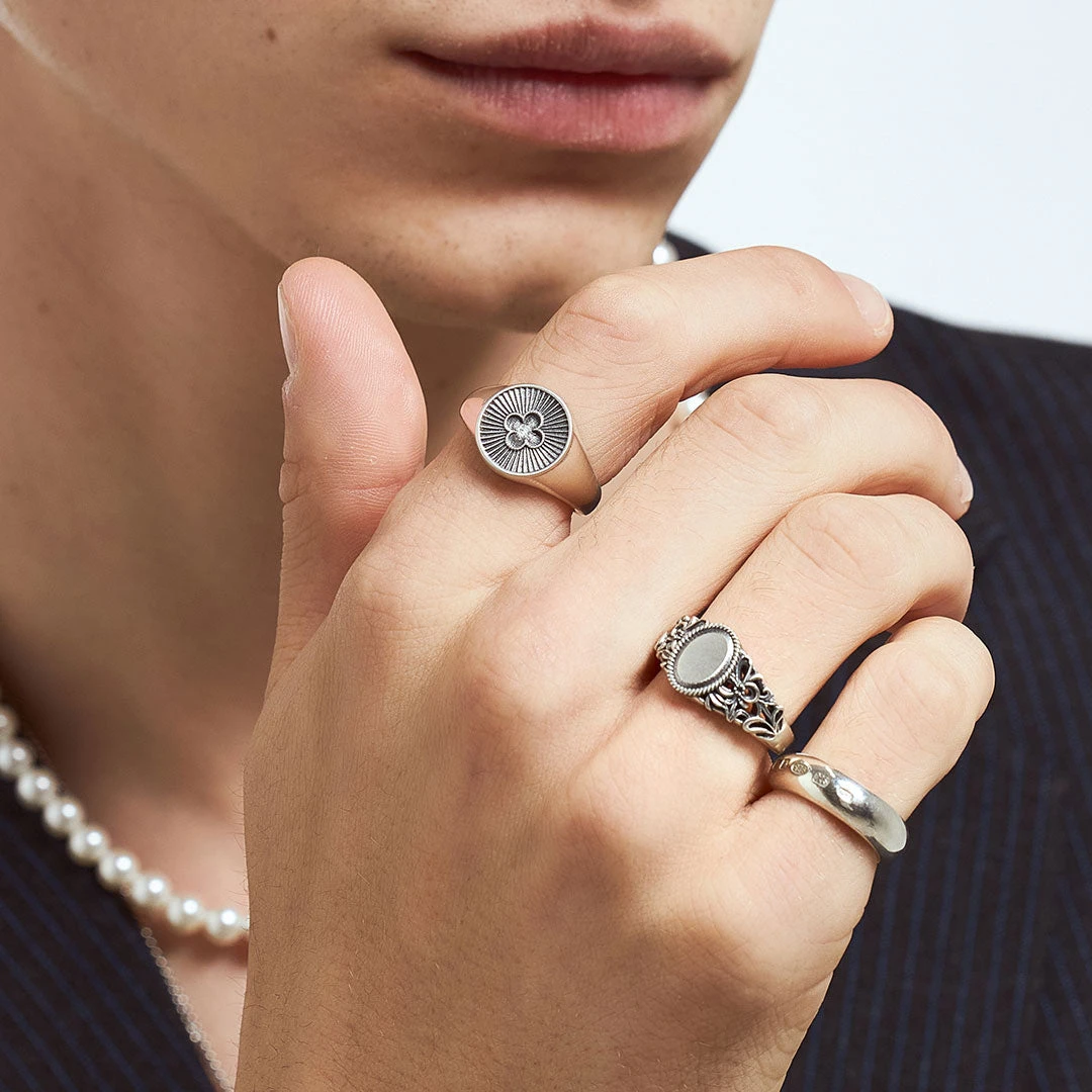 Silver Lace Ring 9 Silver Lace Ring - Image 7