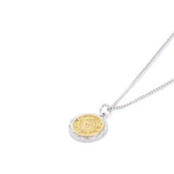 Silver Compass Necklace 10 Silver Compass Necklace -SERGE DENIMES Shop Silver Compass Necklace White 2