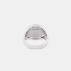 Silver Compass Ring 17 Silver Compass Ring -SERGE DENIMES Shop Silver Compass Ring Product Shot Tilt 3 Grey