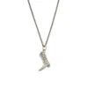 Silver Cowboy Boot Necklace -SERGE DENIMES Shop Silver Cowboy Boot Necklace White 1