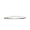 Silver 3.5mm Curb Bracelet 2 Silver 3.5mm Curb Bracelet -SERGE DENIMES Shop Silver Diamond Cut Bracelet Product Shot White 3
