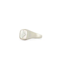 SERGE DENIMES Shop 3 SERGE DENIMES Shop -SERGE DENIMES Shop Silver Dove Cameo Ring White 2 8f260c75 2467 4885 94d7 24c4e60ed7ea