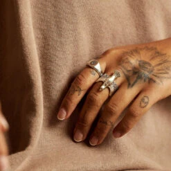 Silver Dove Ring 19 Silver Dove Ring -SERGE DENIMES Shop Silver Dove Ring Model