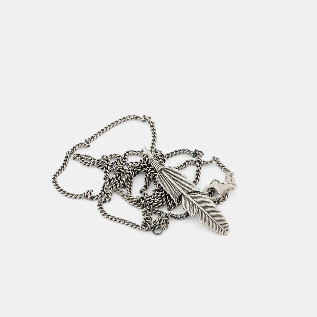 Silver Ethereal Feather Necklace 8 Silver Ethereal Feather Necklace - Image 6