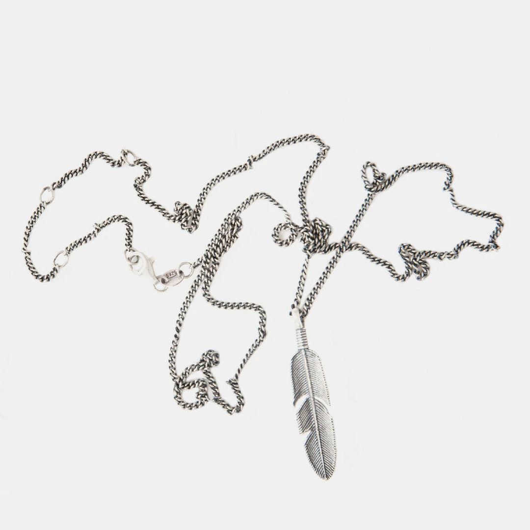 Silver Ethereal Feather Necklace 7 Silver Ethereal Feather Necklace - Image 5