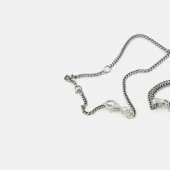 Silver Gothic Cross Necklace -SERGE DENIMES Shop Silver Gothic Cross Necklace Grey 4