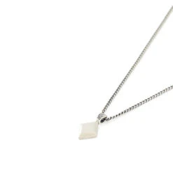 Silver Jewel Necklace -SERGE DENIMES Shop Silver Jewel Necklace White 2