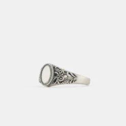 Silver Lace Ring 14 Silver Lace Ring -SERGE DENIMES Shop Silver Lace Ring Grey 2