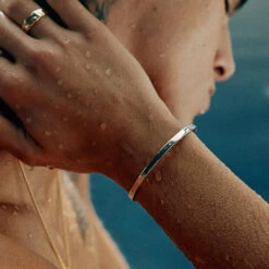 Silver Line Cuff 21 Silver Line Cuff -SERGE DENIMES Shop Silver Line Bangle