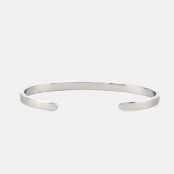Silver Line Cuff 19 Silver Line Cuff -SERGE DENIMES Shop Silver Line Bangle Grey 4