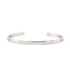 Silver Line Cuff 1 Silver Line Cuff -SERGE DENIMES Shop Silver Line Bangle White 1