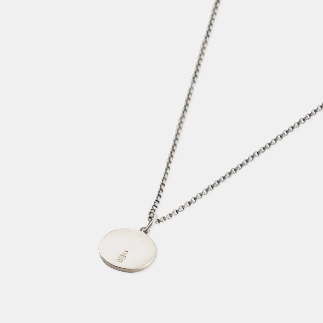 Silver Minimal Hallmark Necklace 8 Silver Minimal Hallmark Necklace - Image 6
