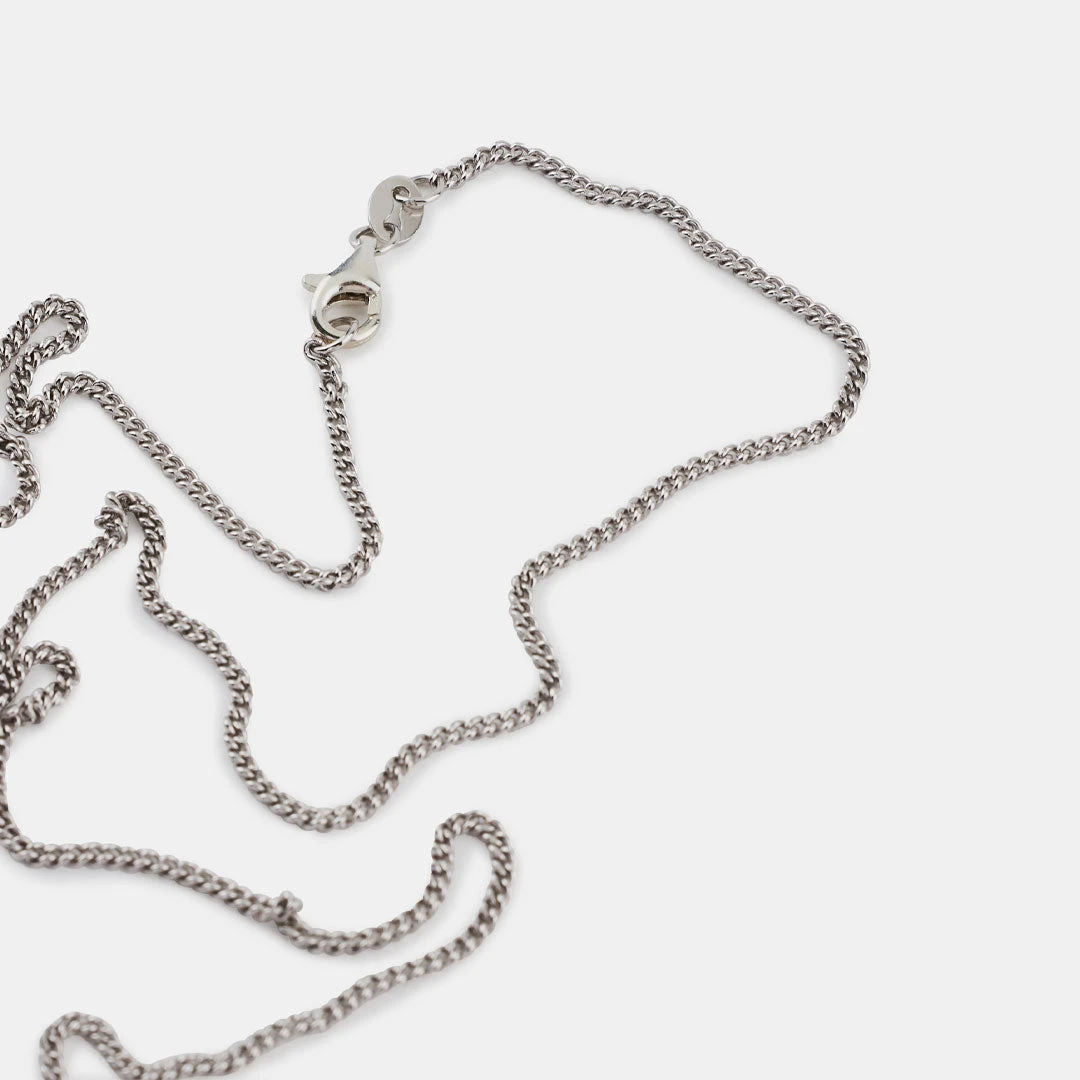 Silver 1.5mm Curb Chain 8 Silver 1.5mm Curb Chain - Image 6