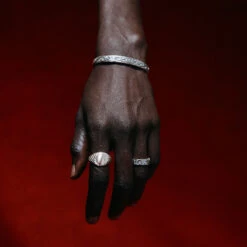 Silver Pergola Cuff -SERGE DENIMES Shop Silver Paragon Ring Silver Pergola Ring Silver Pergola Bangle