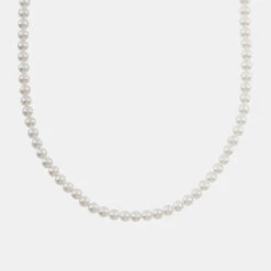 Silver Pearl Necklace 15 Silver Pearl Necklace -SERGE DENIMES Shop Silver Pearl Necklace Grey 1 6417662b 5544 479c b297 38cb4135bf2b