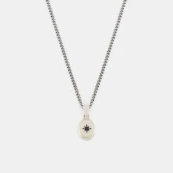Silver Polaris Necklace 14 Silver Polaris Necklace -SERGE DENIMES Shop Silver Polaris Necklace White 1
