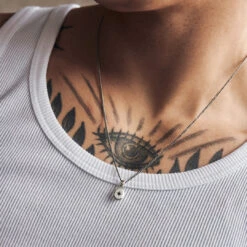 Silver Polaris Necklace 18 Silver Polaris Necklace -SERGE DENIMES Shop Silver Polaris Necklce