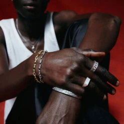 Silver Mother Of Pearl Rectangle Ring 16 Silver Mother Of Pearl Rectangle Ring -SERGE DENIMES Shop Silver Regal Ring Silver MOP Ring 2