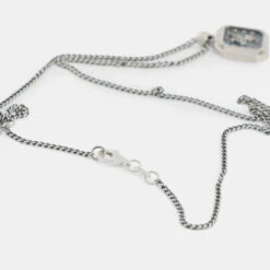 Silver Rodeo Necklace 16 Silver Rodeo Necklace -SERGE DENIMES Shop Silver Rodeo Necklace Product Shot 4 Grey